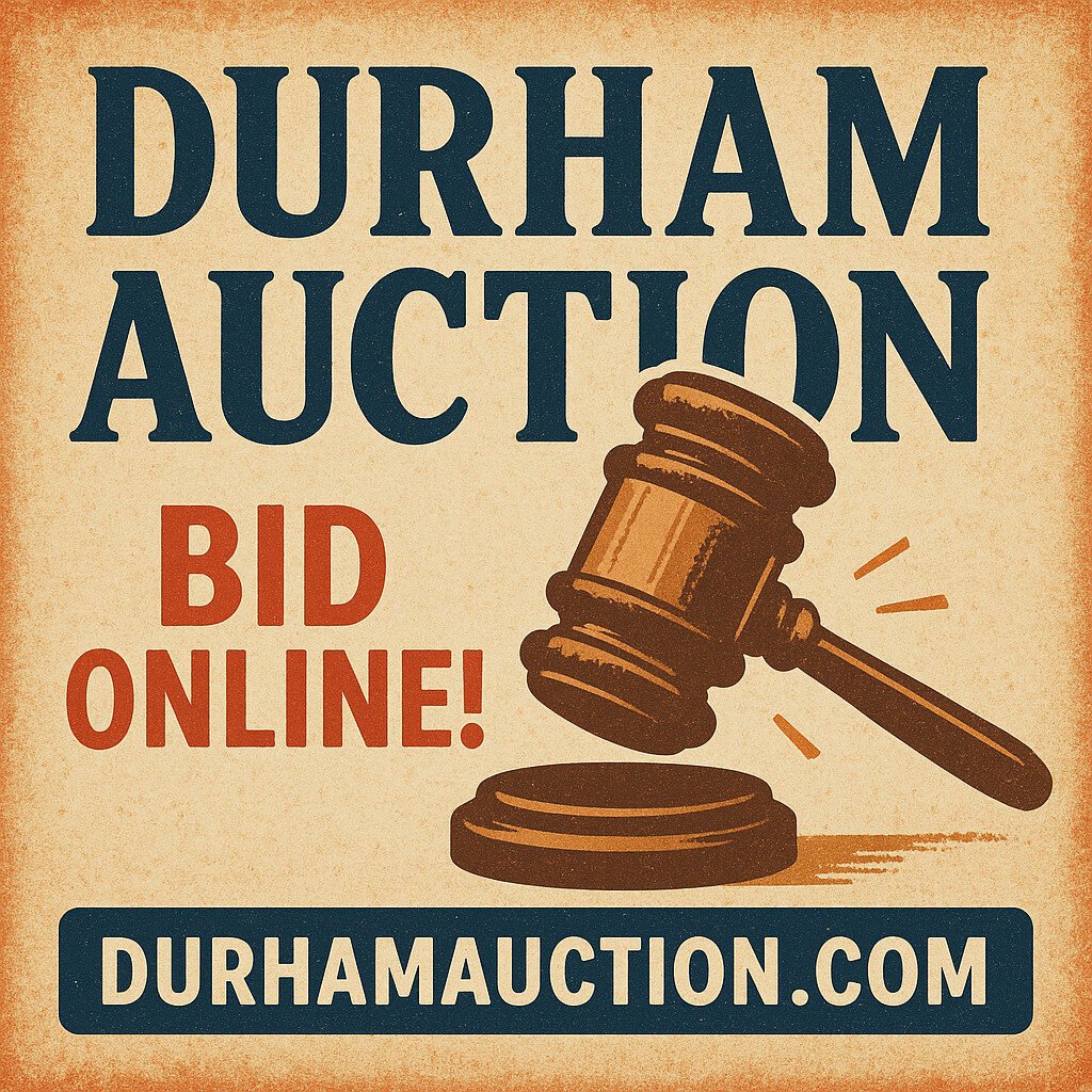 Durham Auction Ad